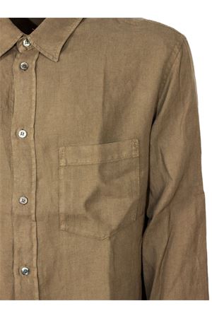 Brown linen shirt MAURO GRIFONI | G6AB0010ABU15G